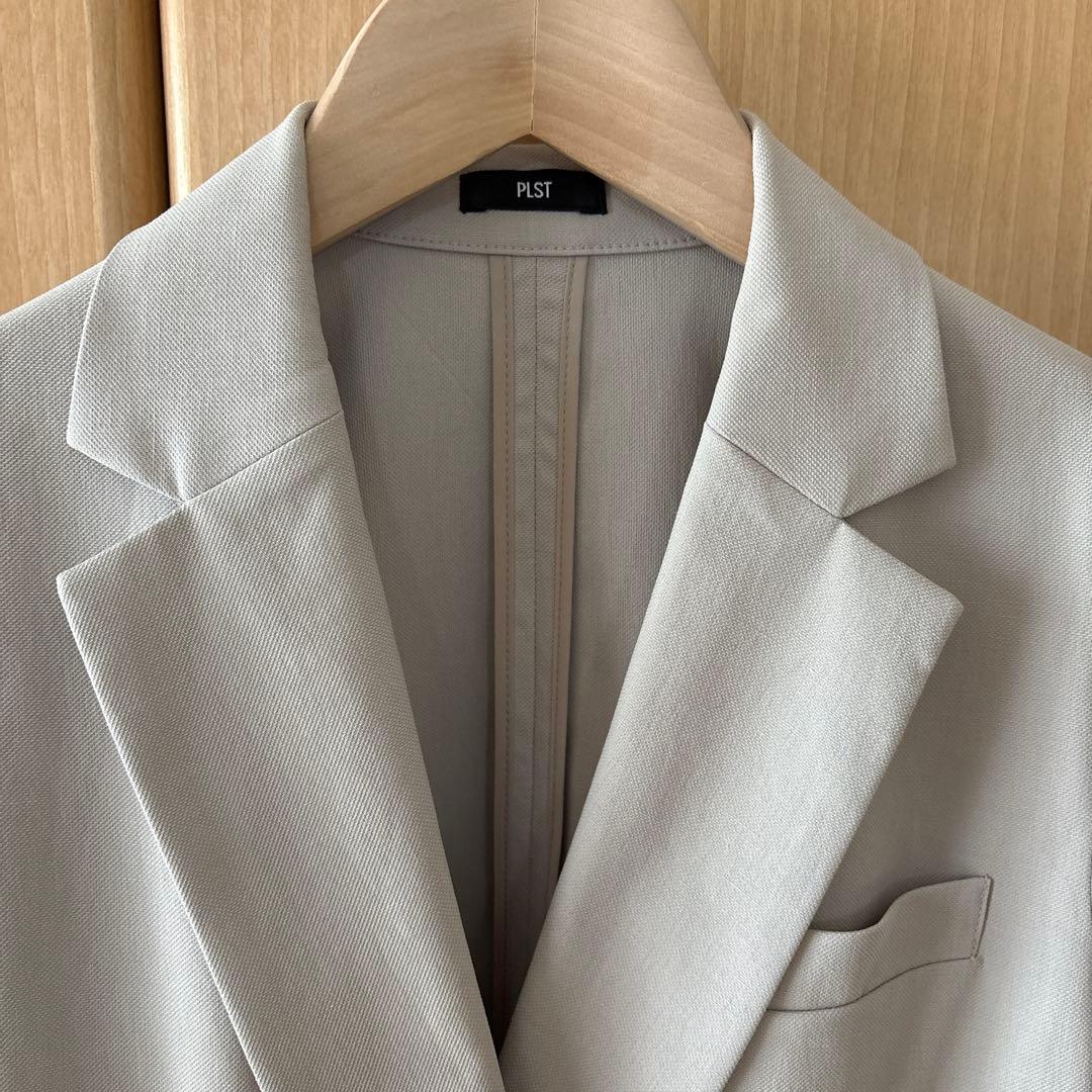 【ひまわりん】　プラステ　リネンブレンドジャケット　ホワイトブラウス2点