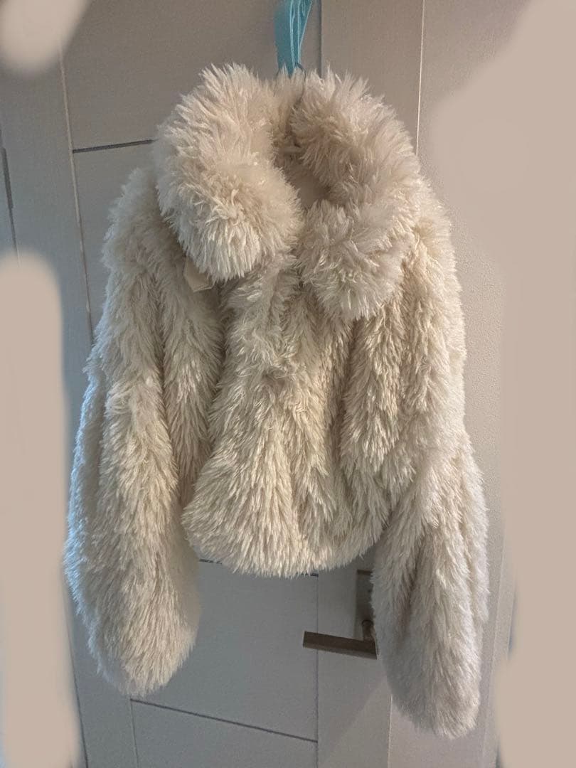 Chico スタンドプードルジャケット　アイボリー