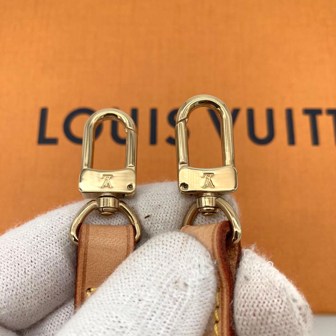 極美品 ルイヴィトン ショルダーストラップ ベルト 肩紐 ヌメ革 1.2×100