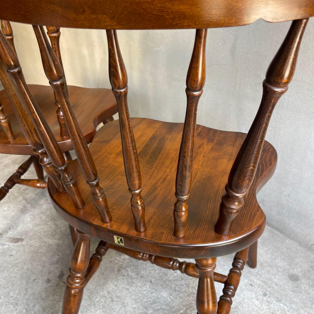 飛騨家具　キツツキ　ウィンザーチェア