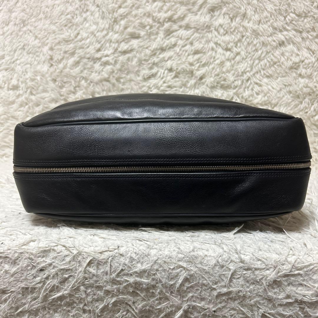 未使用級✨dunhill トラベラー オールレザー トートバッグ 大容量 黒