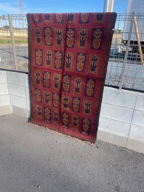 ペルシャ バルチスタン ハンドメイド アンティーク ラグ 190 x 115cm