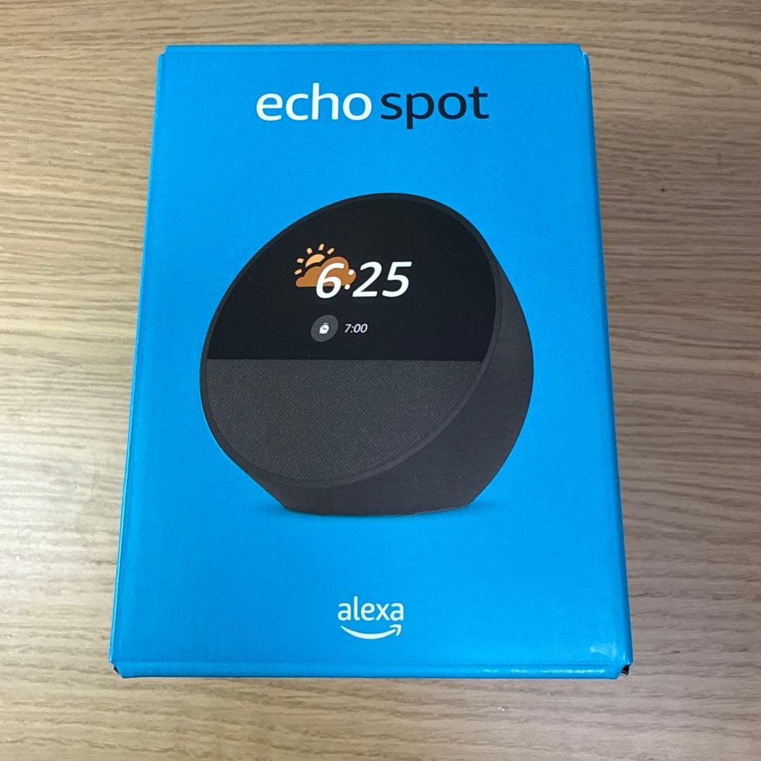 【新品未開封】Echo Spot ディスプレイ付スマートスピーカー　ブラック