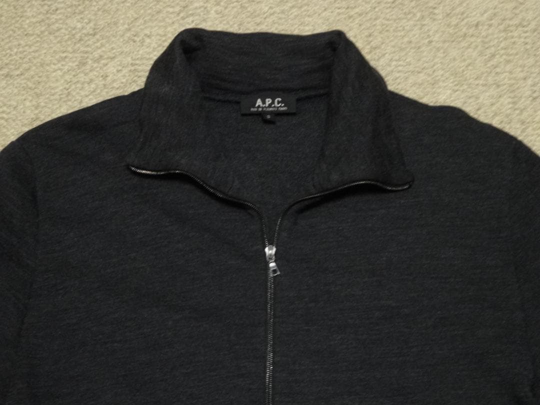 希少　９０ｓ　フランス製　A.P.C　ウール ジップアップジャケット　サイズ３