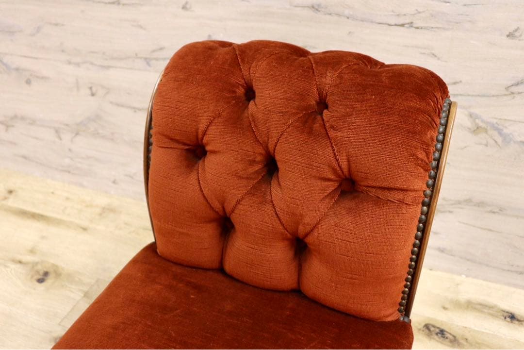 GMIS115A○イタリア製 片肘ベンチ 2人掛けソファー ファブリック 鋲打