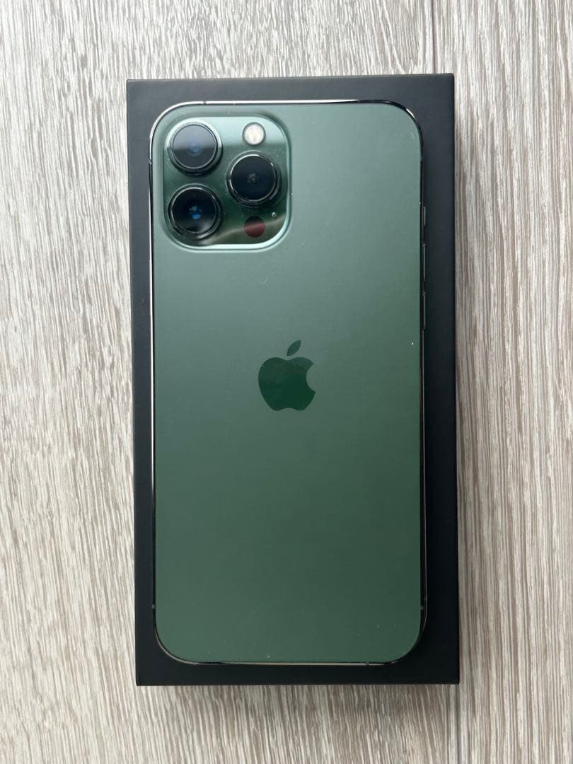 Apple iPhone13proMax アルパイングリーン本体　箱付き