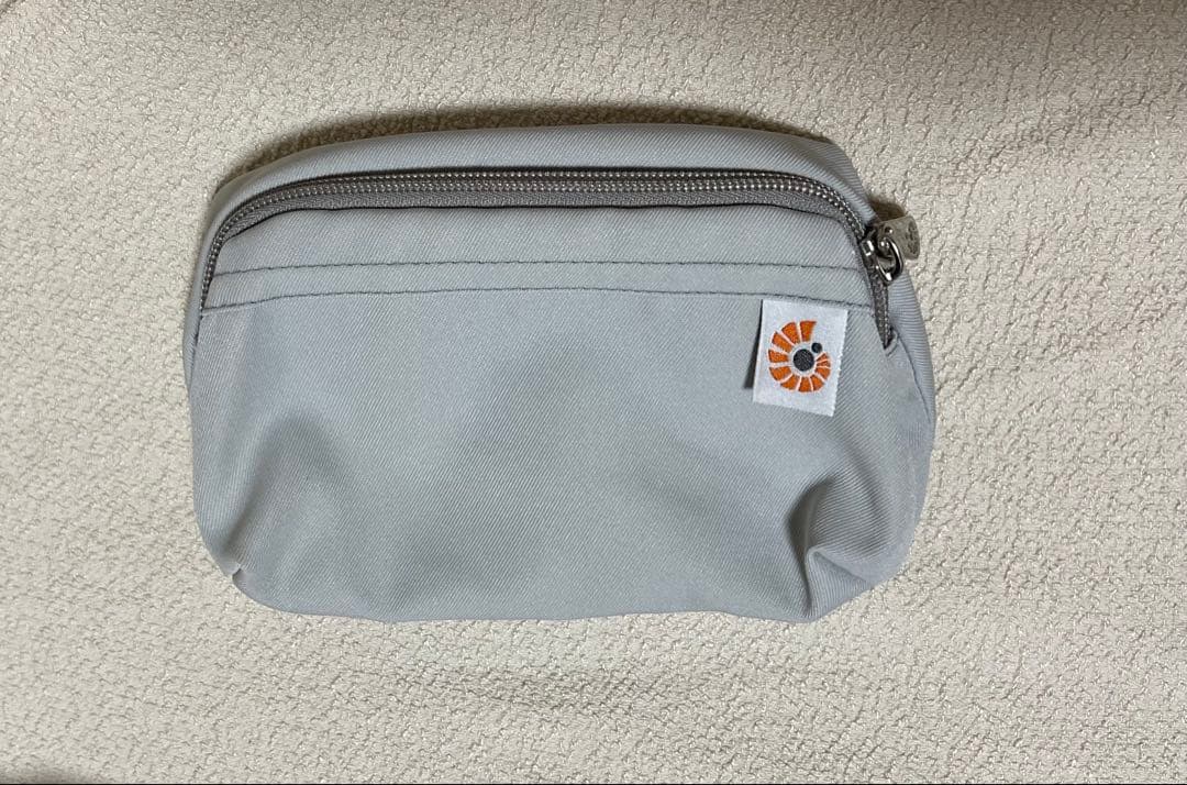 エルゴベビー 抱っこ紐 グレー・ドット 収納ポーチ付き