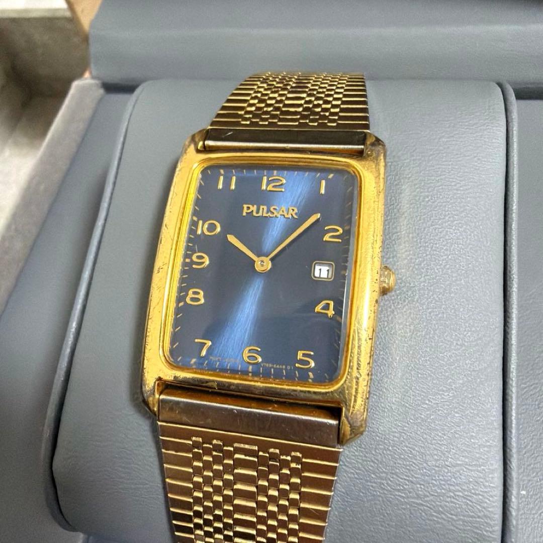 【レア】SEIKO セイコー パルサー ヴィンテージ ウォッチ ゴールド 稼動品