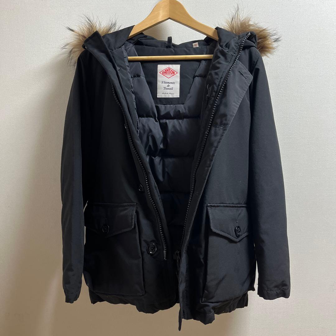 ダントン　ダウンジャケット ファー付き