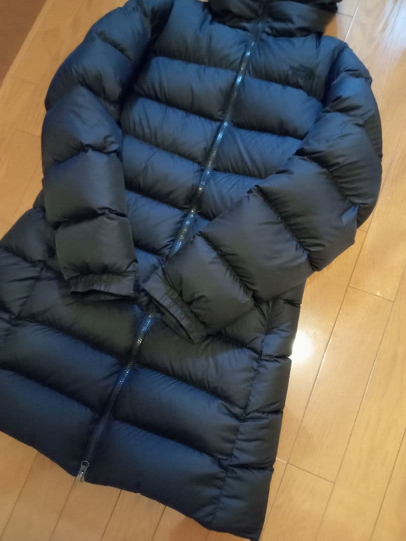 ノースフェイス　ダウンロングコート　レディースL　NDW91633　美品
