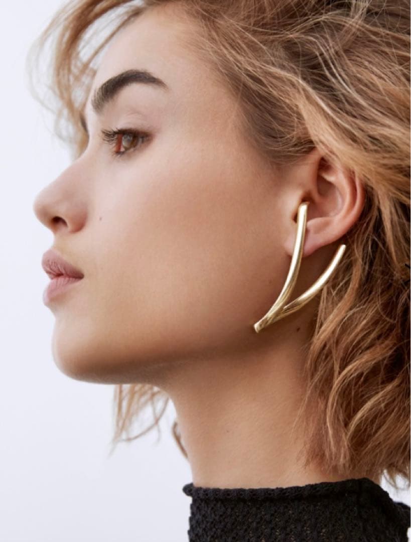 blanc iris│ピアス ゴールド美品