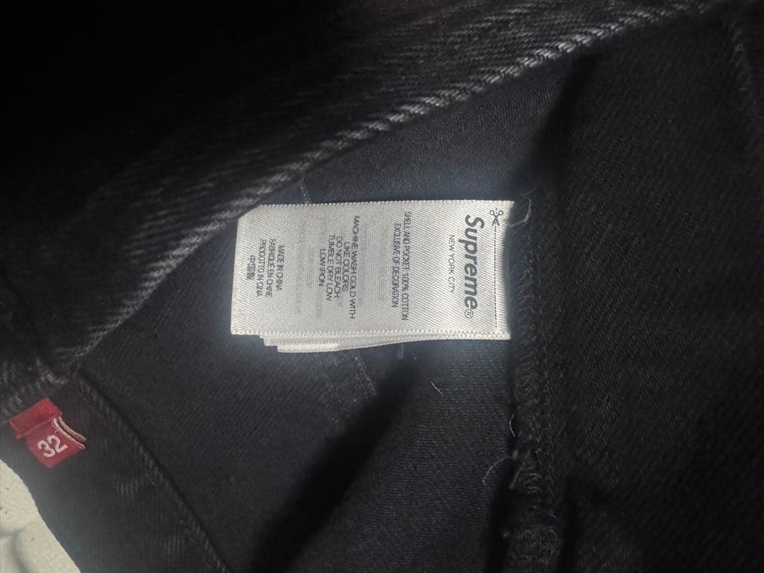 パンツ Supreme Baggy Jean Black