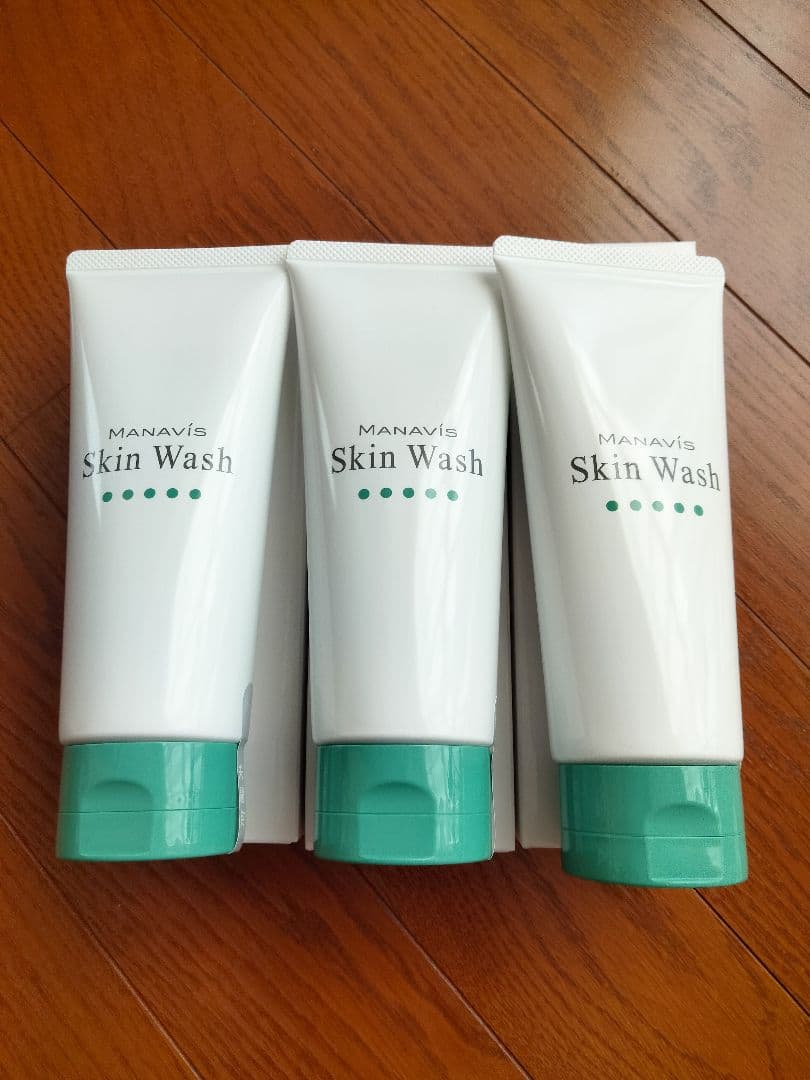 マナビス　チューブ式洗顔×3