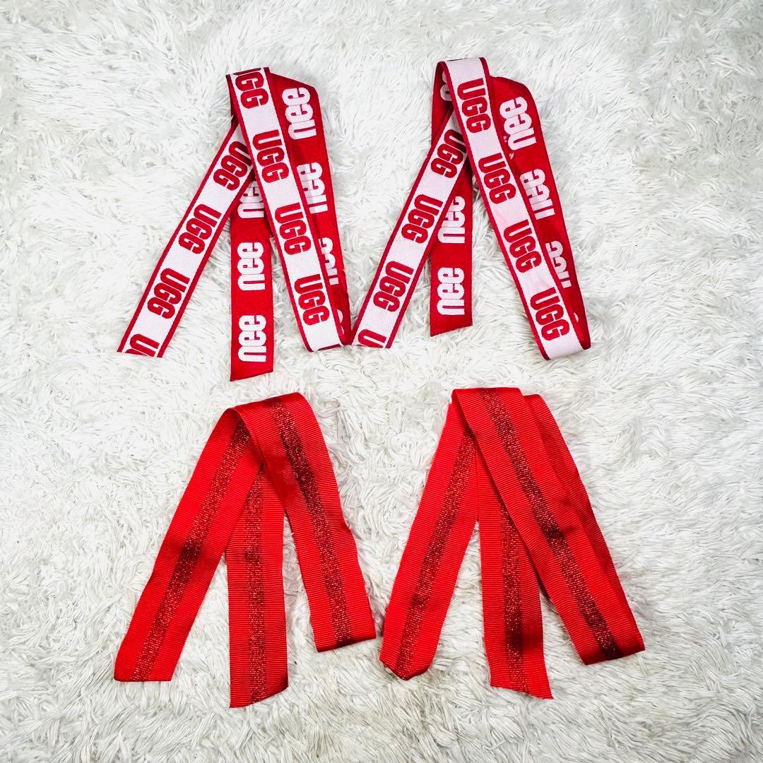 【美品】UGG 海外モデル リボン付 ムートンブーツ ベイリーボウ ミニ