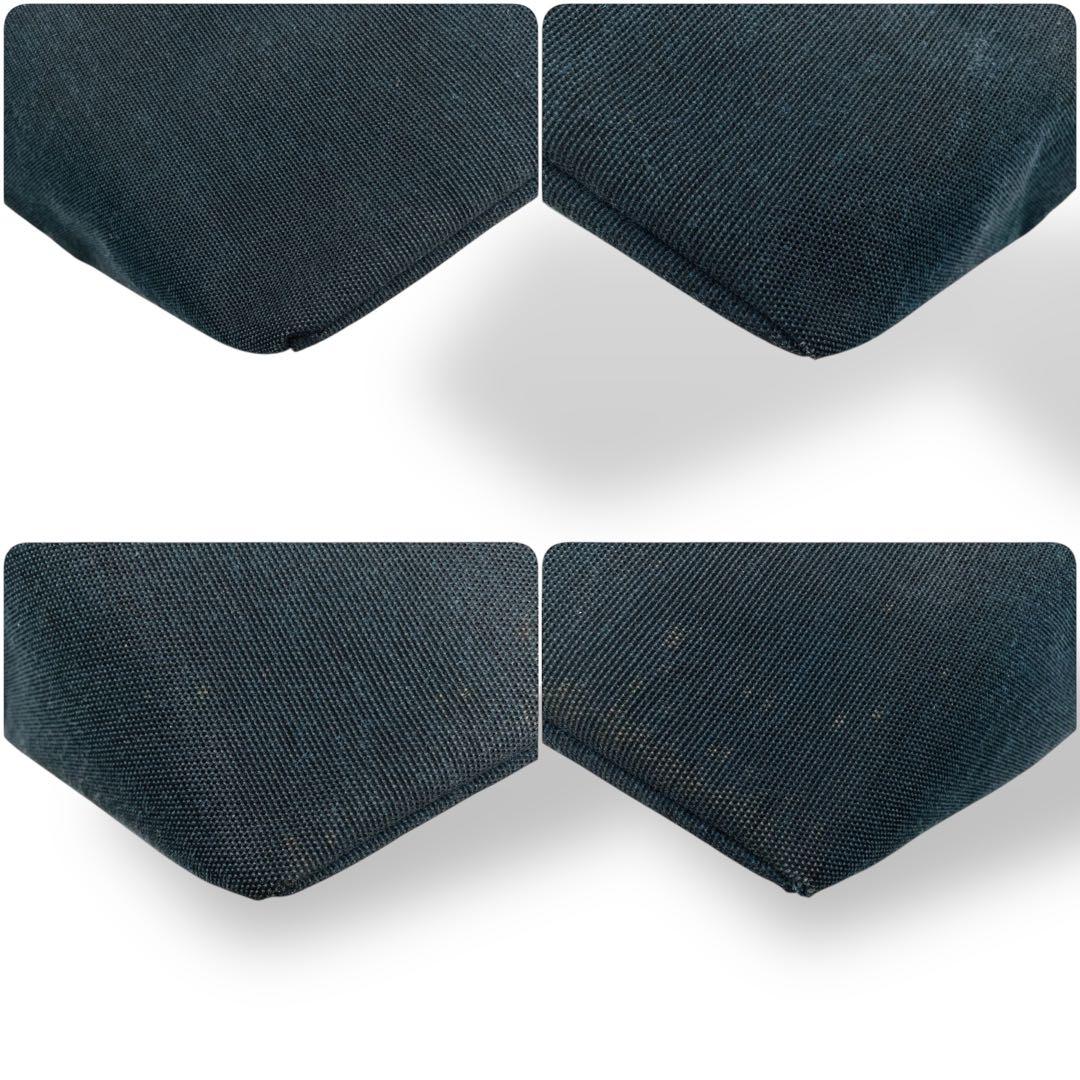 美品 Herve Chapelier トートバッグ キャンバス ネイビー 舟型