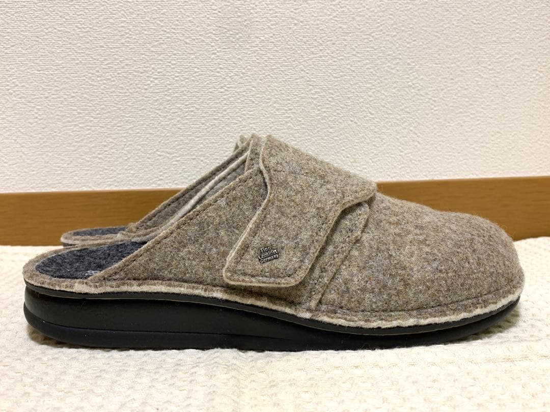 1足限り！ドイツ製レディースフィンコンフォート屋内外兼用中敷き付きサンダル5