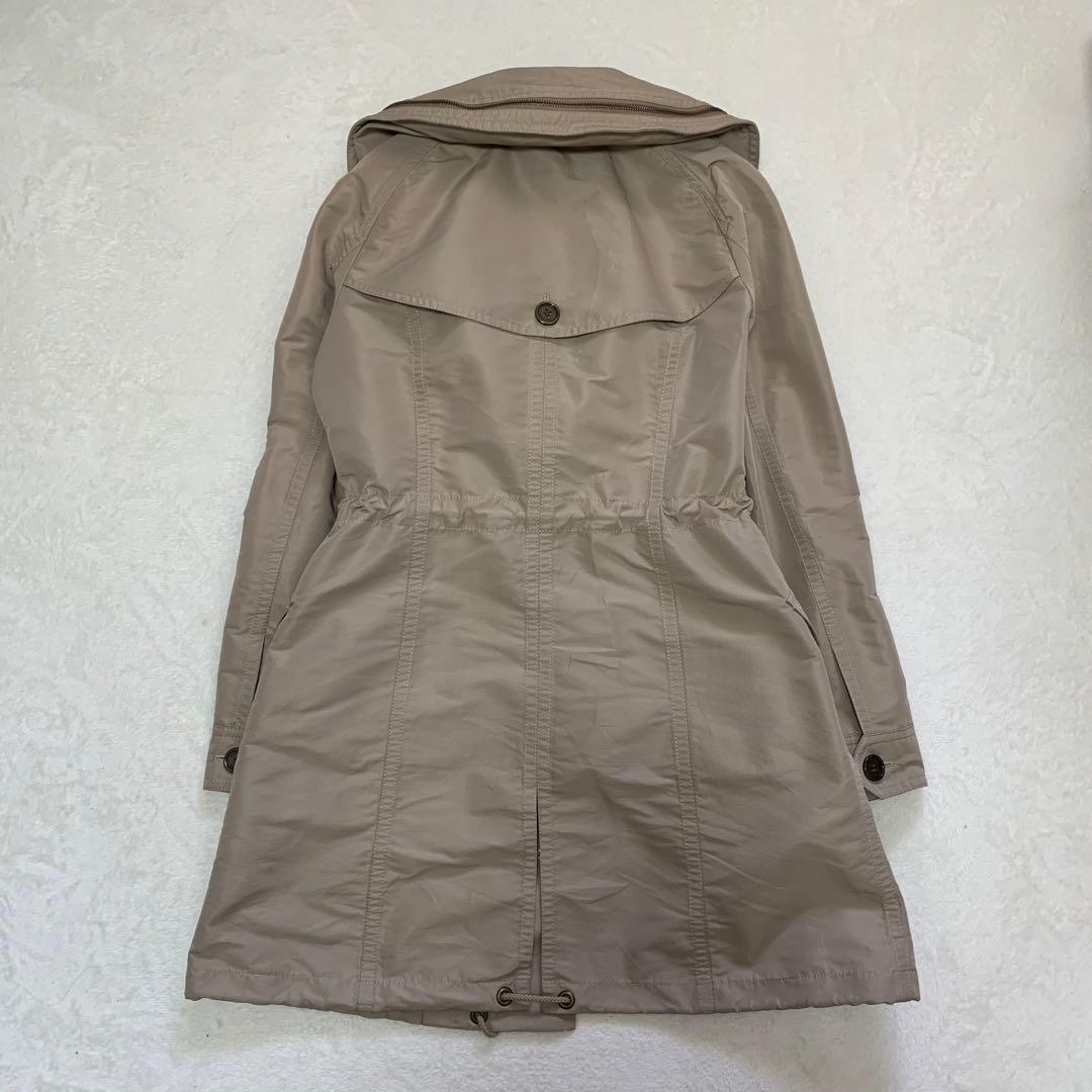 バーバリーロンドン　3way ライナー付き　コート　メガチェック　カーキ　フード