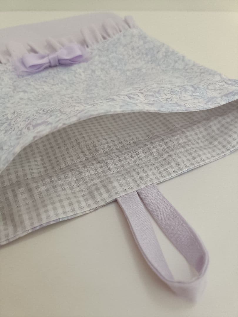 入園入学6点セット リバティチャイブ使用 フリル リボン ハンドメイド おまけ付