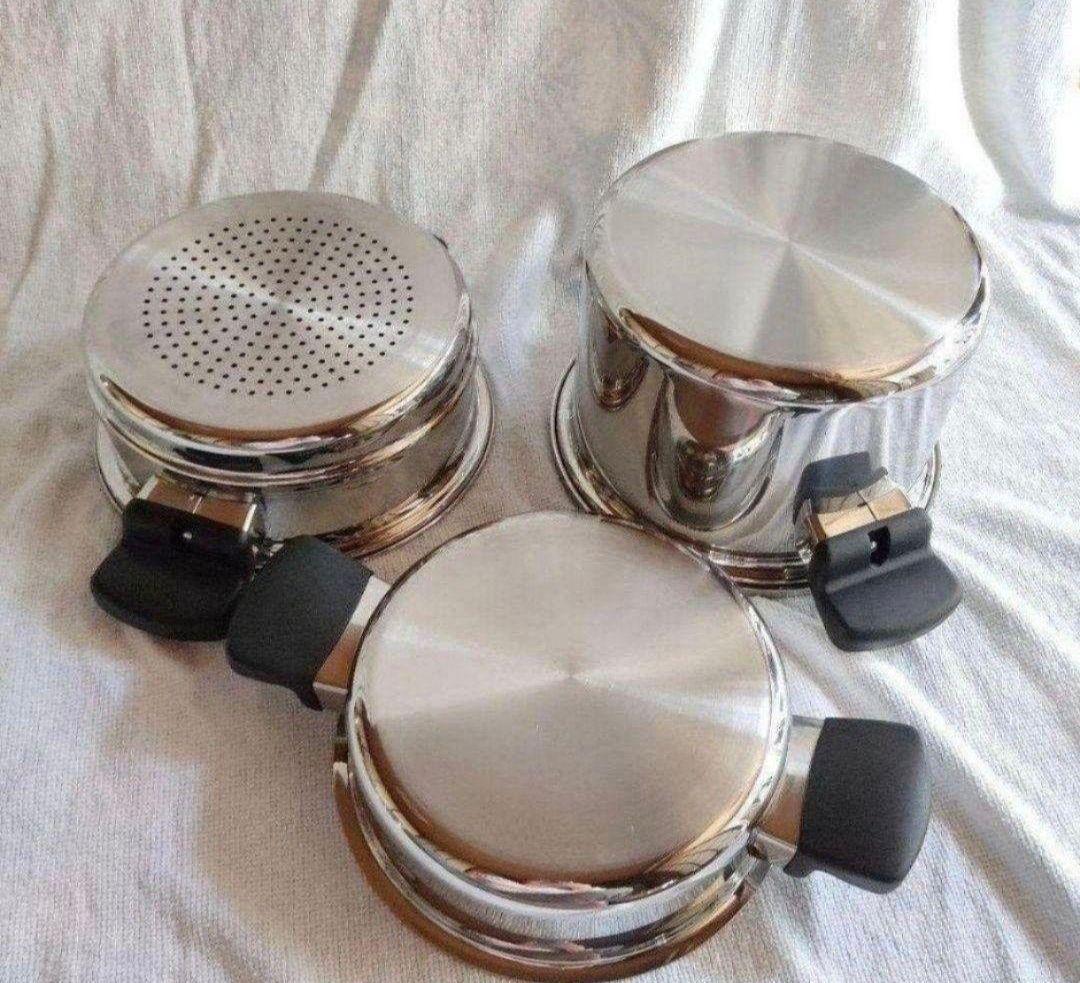 2024年製18/8ステンレス鍋 アムウェイ 4L 鍋セット Amway @