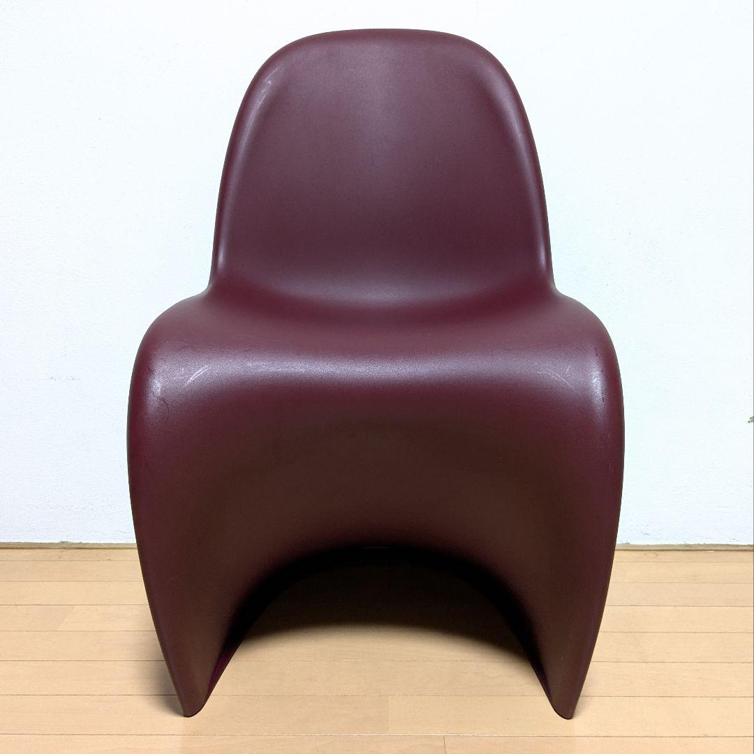 美品 Vitra パントンチェア ポリプロピレン ボルドー 1