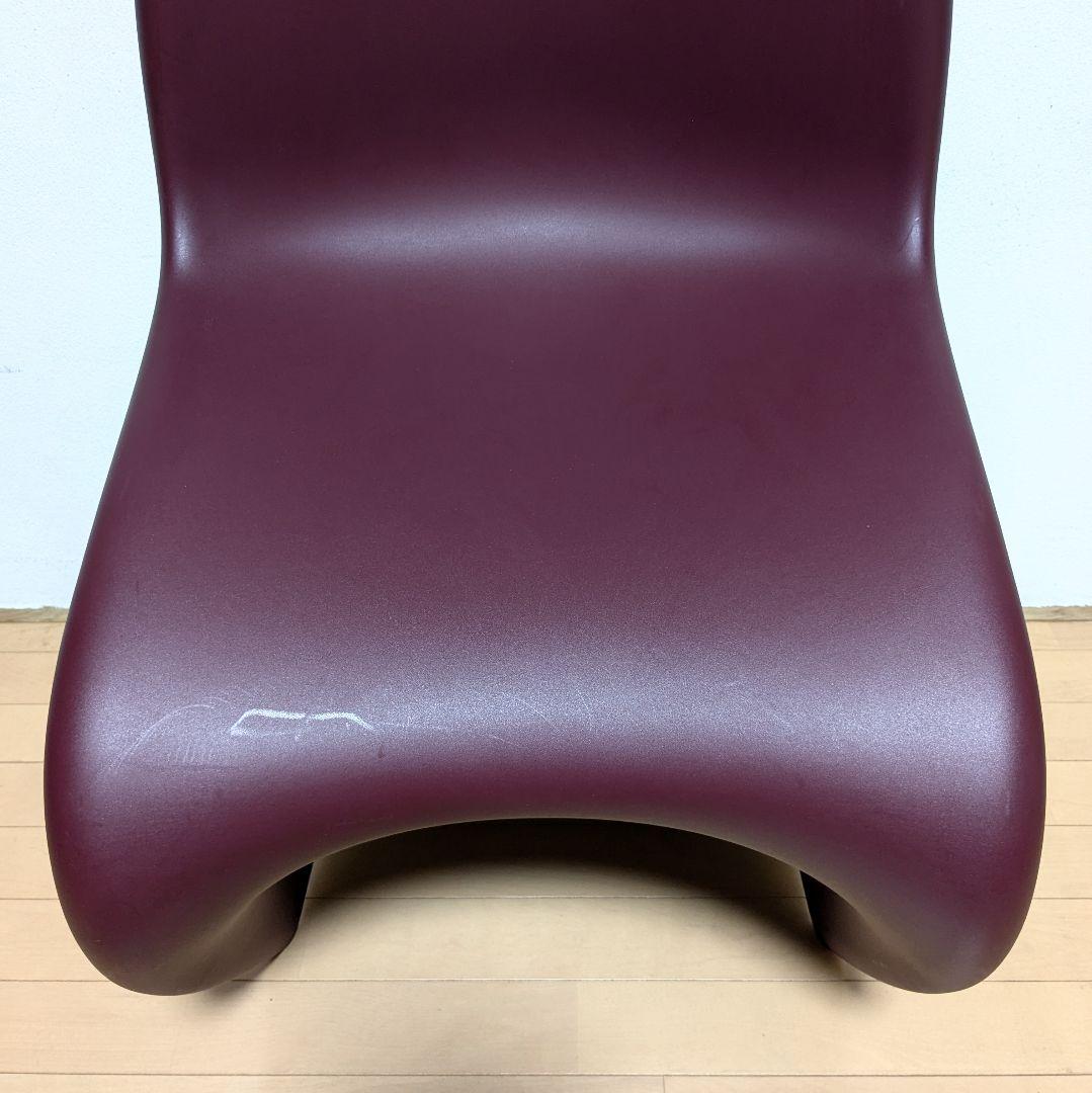 美品 Vitra パントンチェア ポリプロピレン ボルドー 1