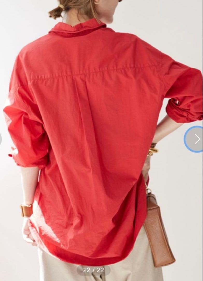 美品　ドゥーズィエムクラス　コットンシャツ