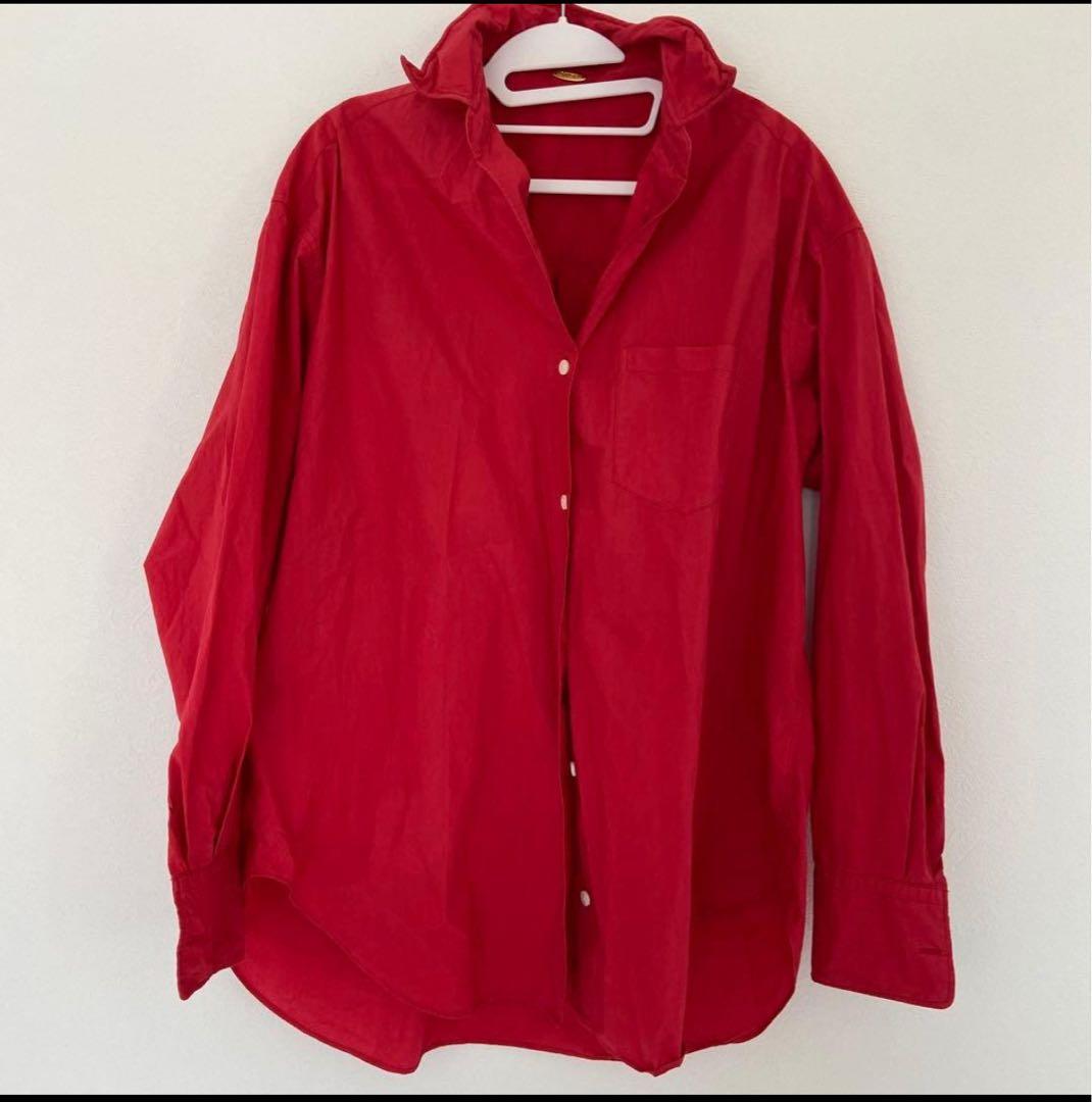 美品　ドゥーズィエムクラス　コットンシャツ