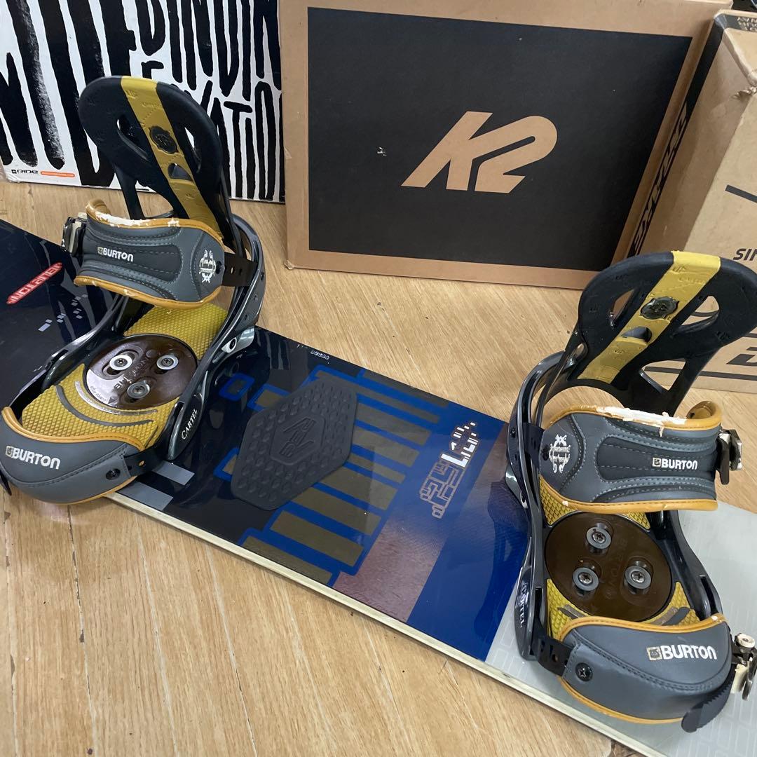 BURTON　バートン　CARTEL　バインディング付スノーボードセット