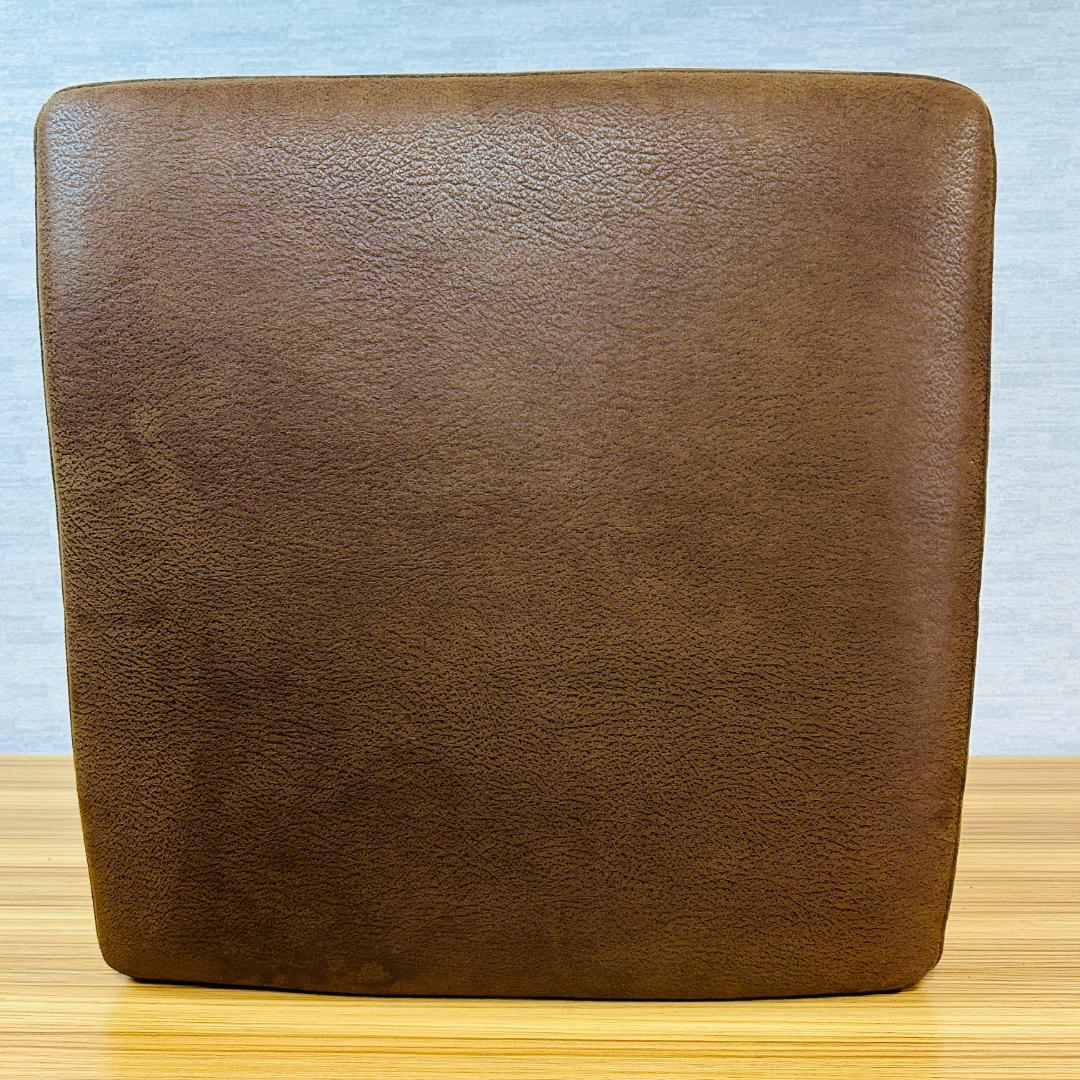 レザーテックス オットマン スツール 足置き ソファ 1人掛け