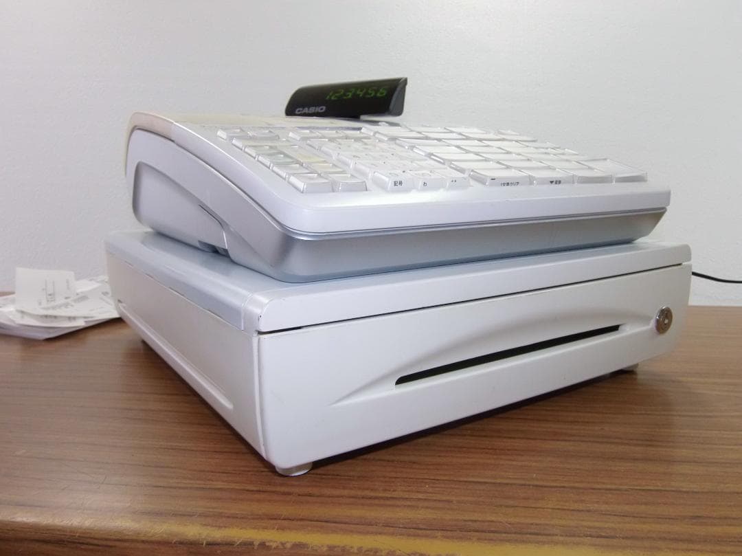 設定無料 CASIO TE-2500-15S レジスター 15部門 250815