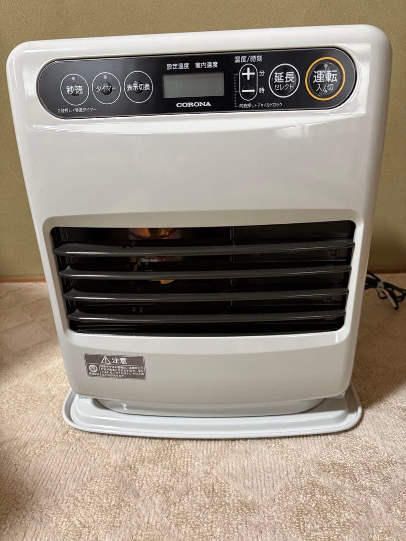 CORONA 石油ファンヒーター FH-G3222Y-W ホワイト