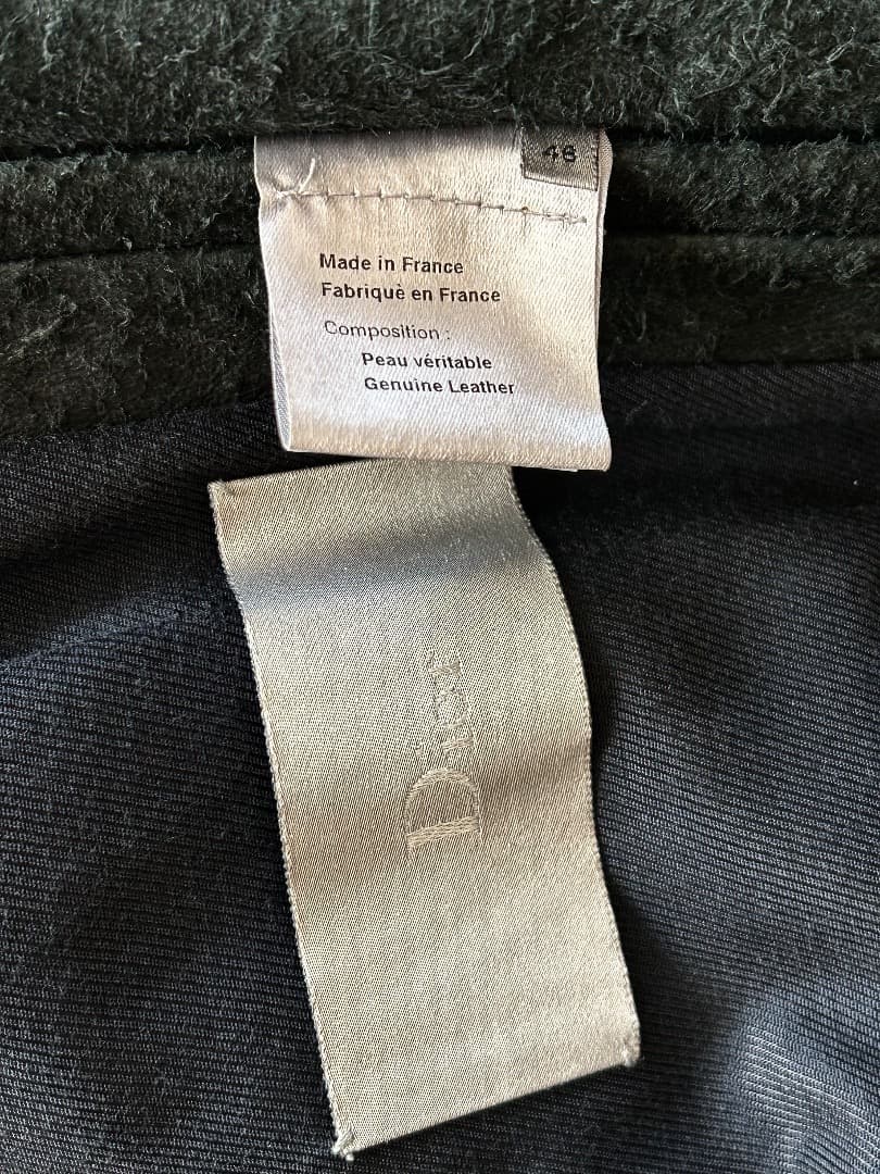 超希少！DIOR HOMME　03HH ラスター期　デストロイ・レザージャケット