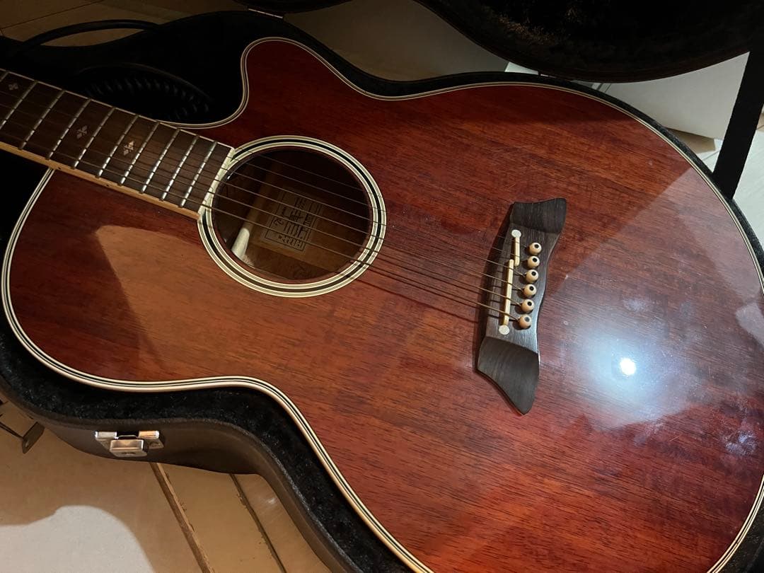 PT108-k Takamine エレアコ　ギター ハードケースその他付き