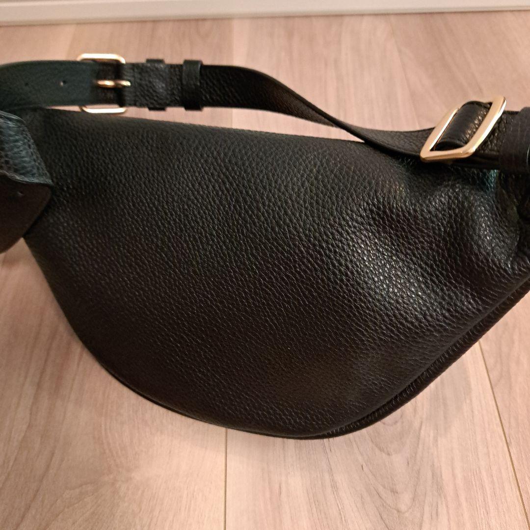 極美品★COACH コーチ ボディバッグ ウエストポーチ レザー ゴールド金具