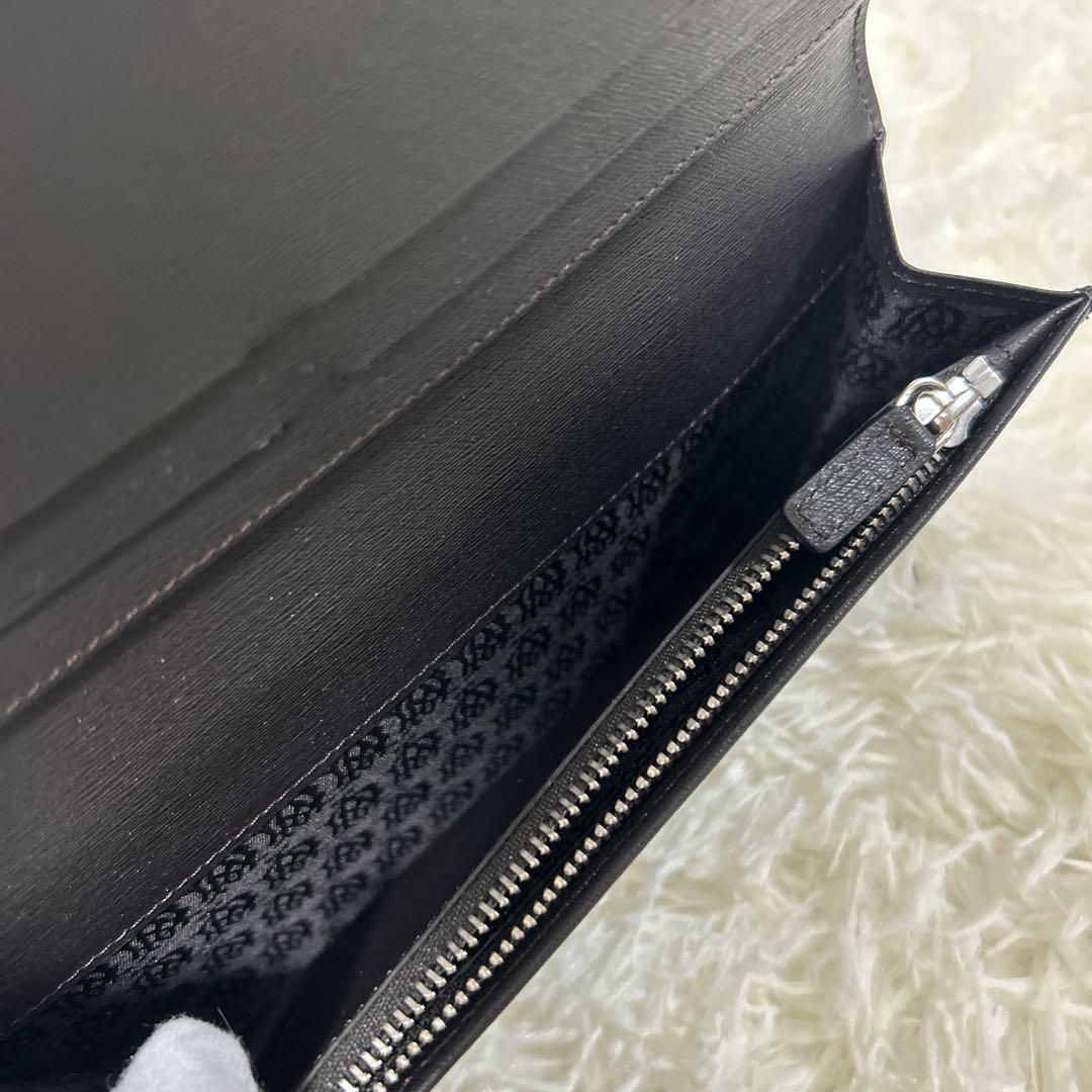 【未使用】Dunhill ダンヒル Sidecar 　長財布 ダークブラウン