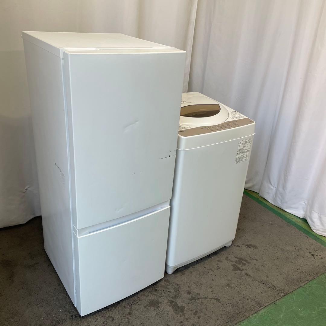 308⭕️設置無料　冷蔵庫　洗濯機　5キロ　東芝　安い　綺麗　一人暮らし　セット