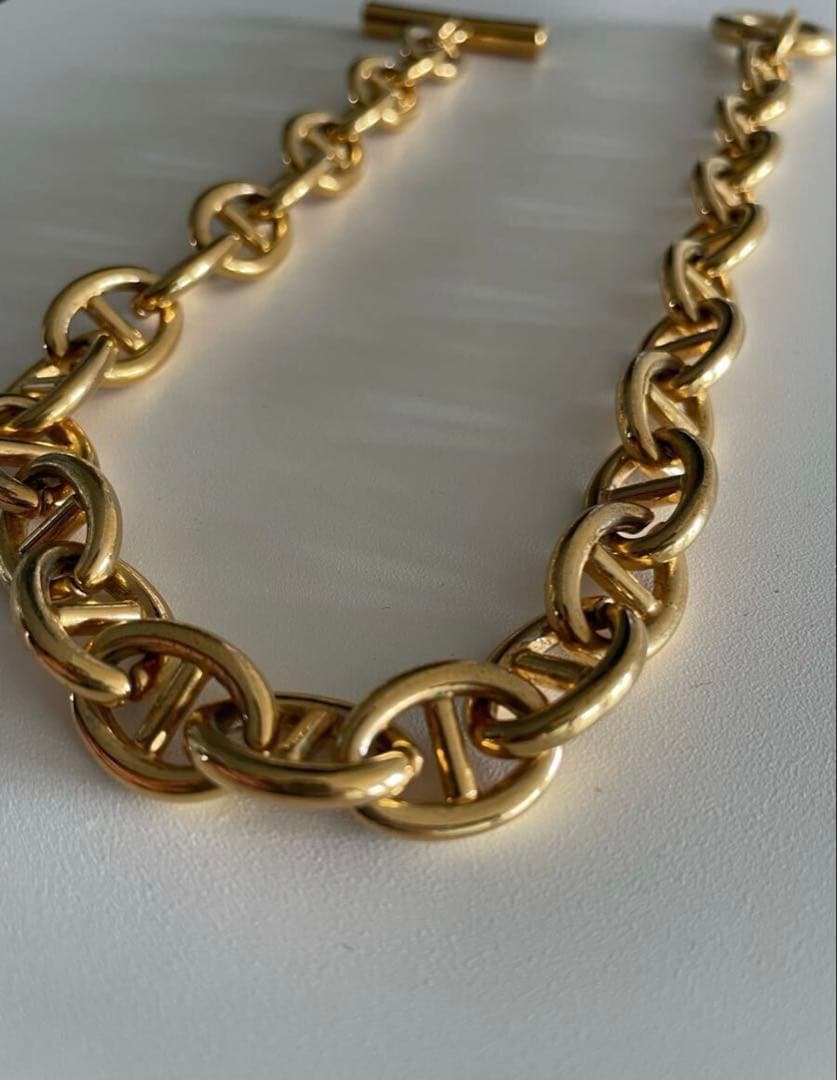 グッチ／トムフォード期☆シェーヌダンクル ☆ネックレス／ゴールド