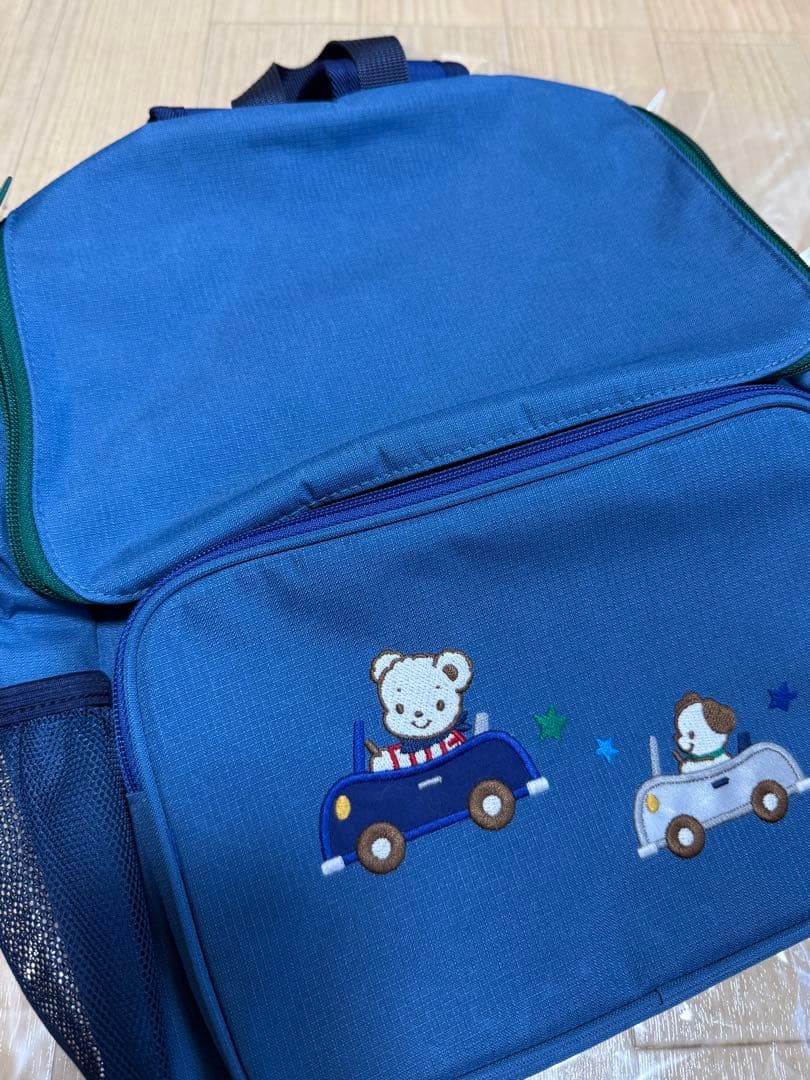 新品 未使用 familiar ファミリア リュック ブルー M 生産終了