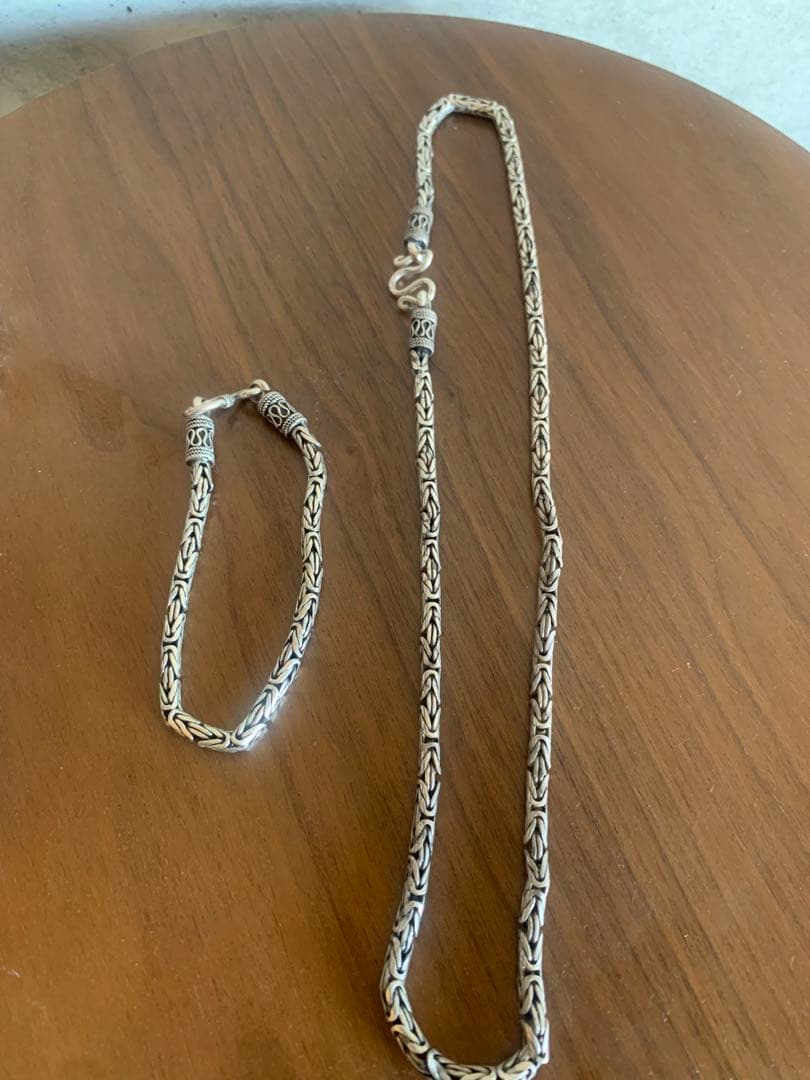 ネックレス　ブレスレット　ペア　silver925