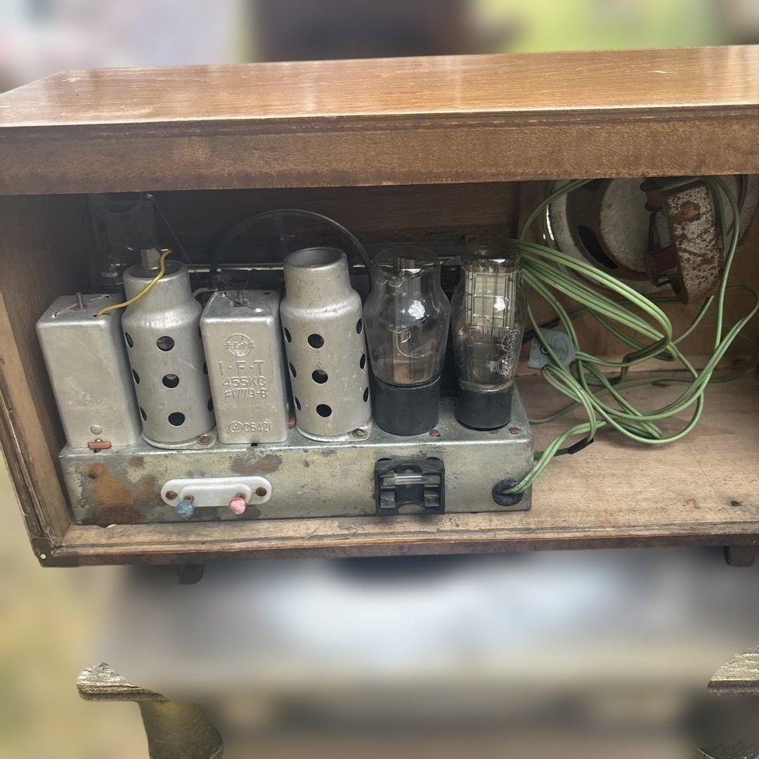 昭和レトロ　真空管ラジオ　アンティーク　ヴィンテージ