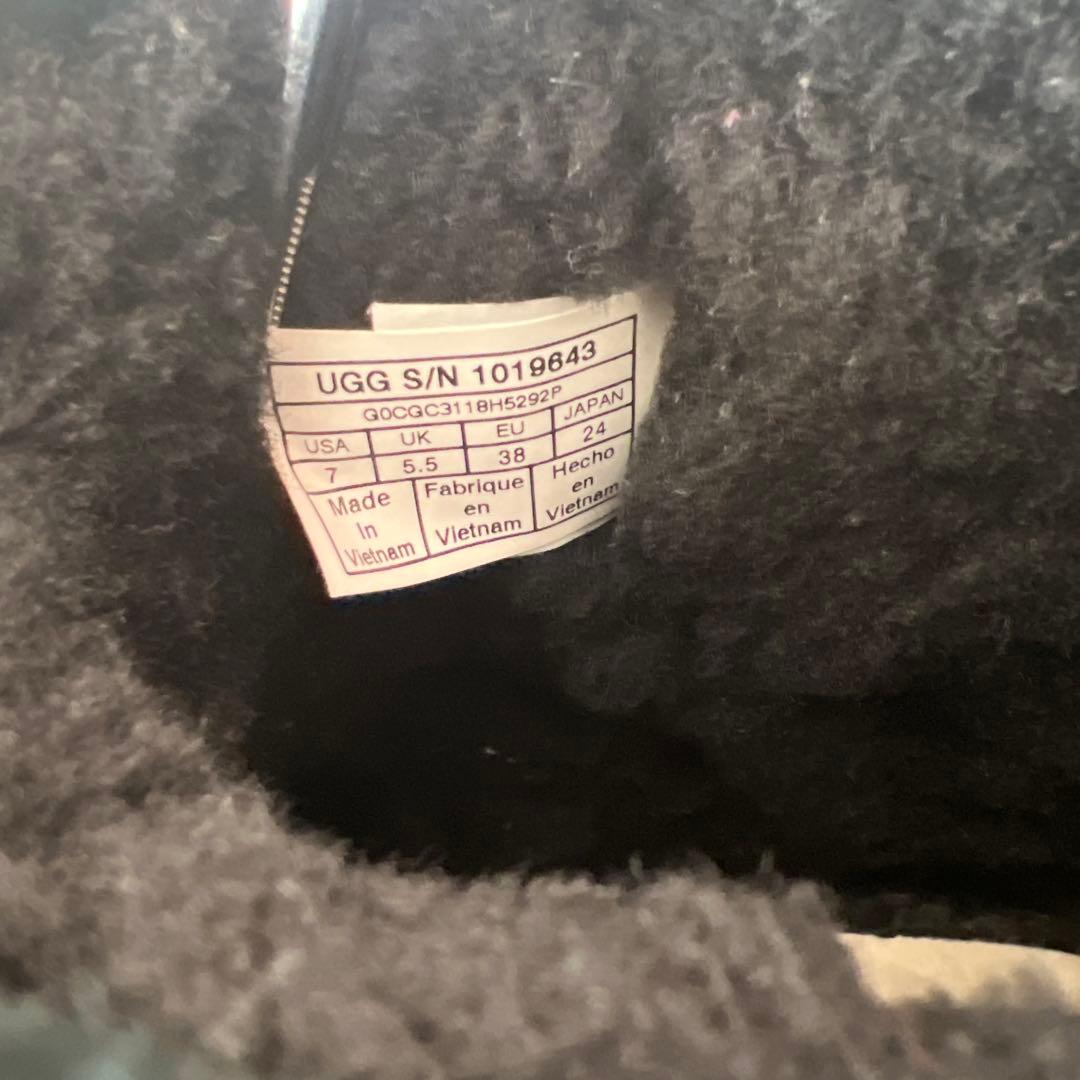 UGG アグ クラシック ミニ ウォータープルーフ 24cm ブーツ ブラック