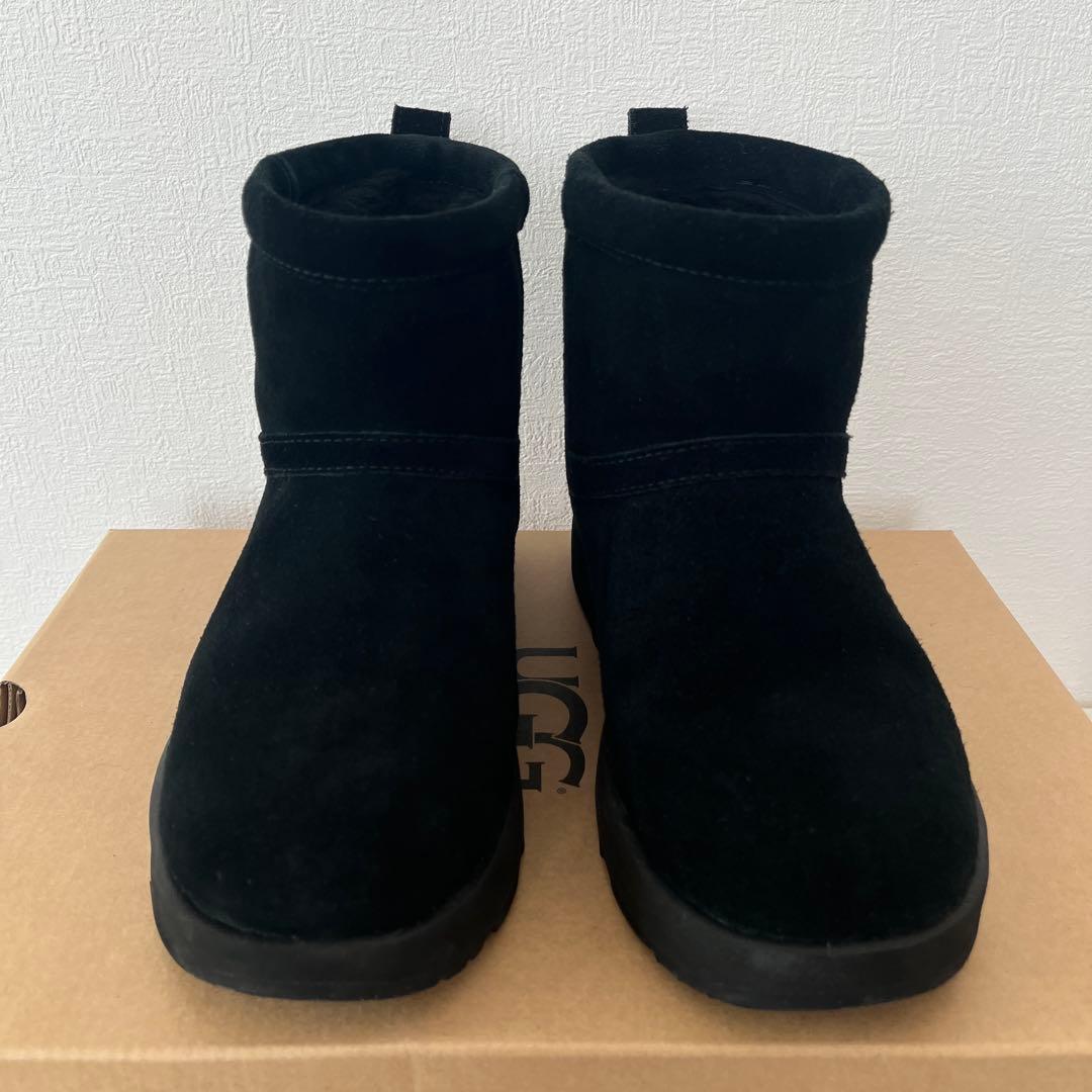 UGG アグ クラシック ミニ ウォータープルーフ 24cm ブーツ ブラック
