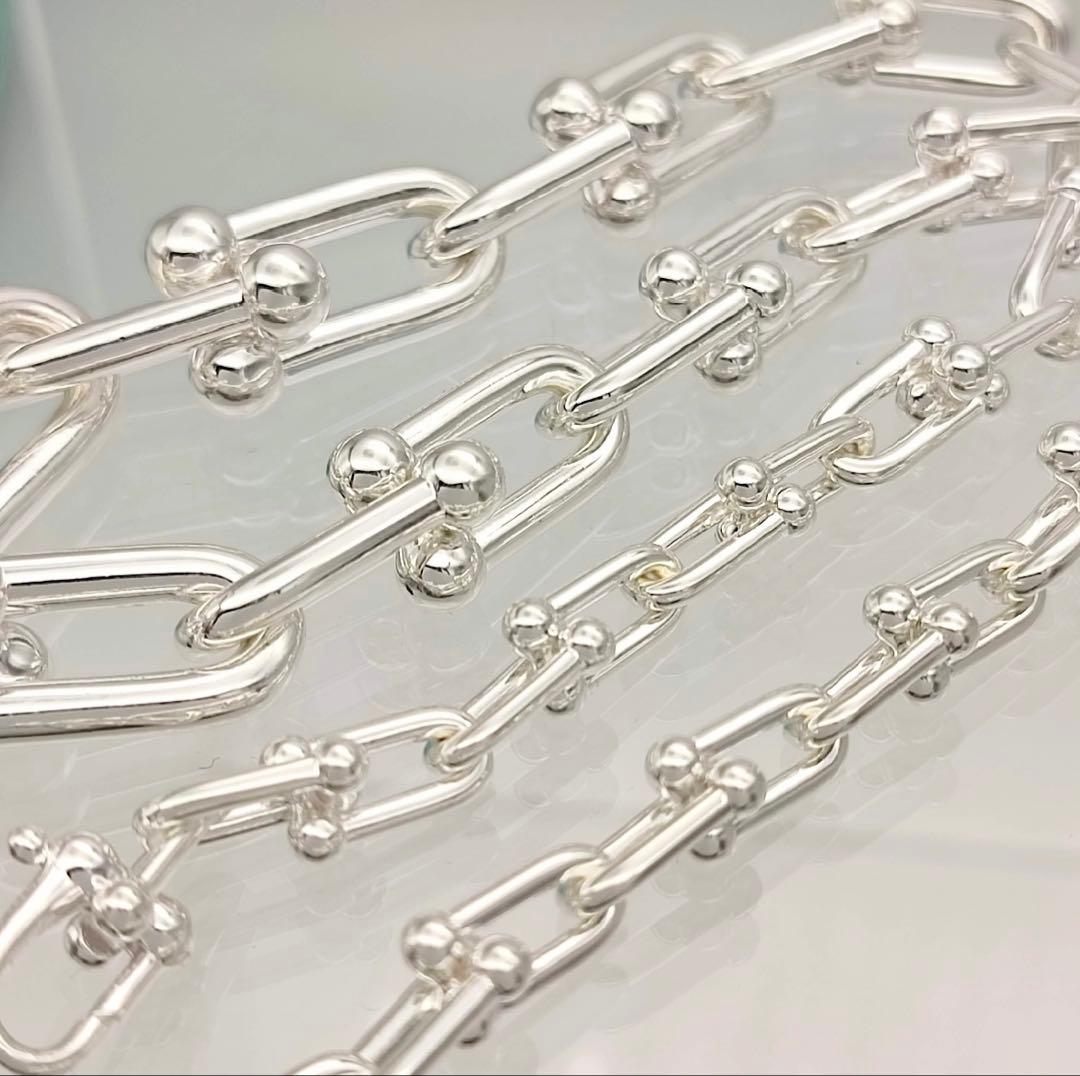 定価価格58万円 Tiffanyハードウェアグラジュエイテッドリンクネックレス