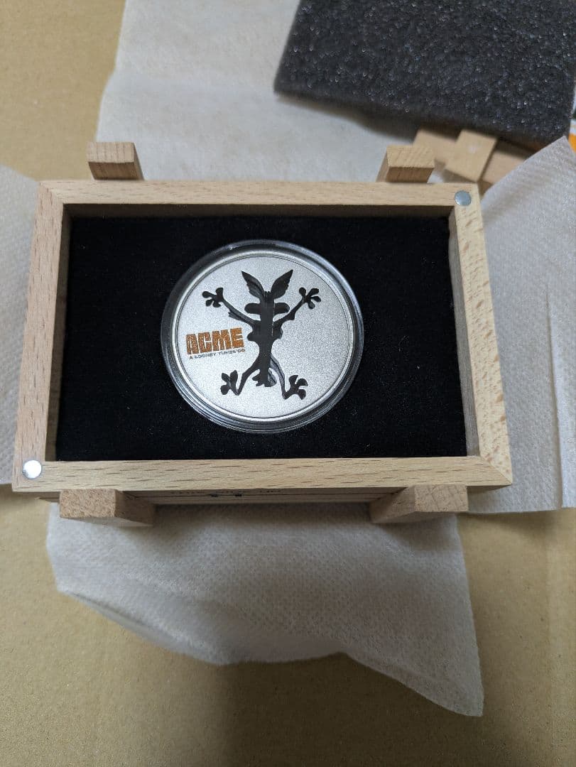 ルーニー・テューンズ　ワイリーコヨーテ1オンス純銀