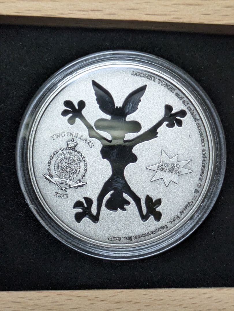 ルーニー・テューンズ　ワイリーコヨーテ1オンス純銀