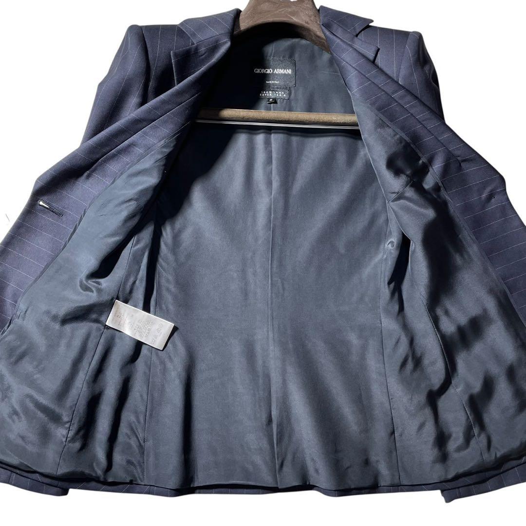 【極美品】ジョルジオ・アルマーニ スーツ 高級素材 シルク素材 SUPER150