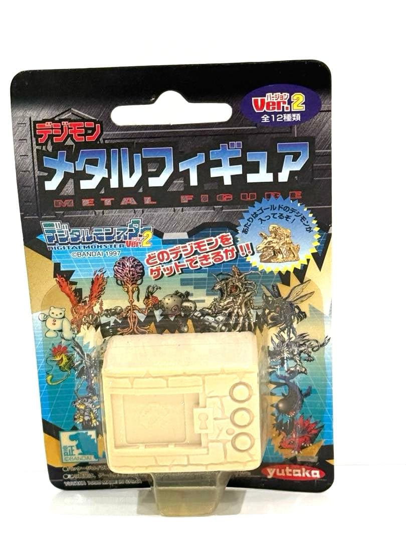 絶版97'限定/デジモンのメタルフィギュアVer2白★新品完全未開封未展示物