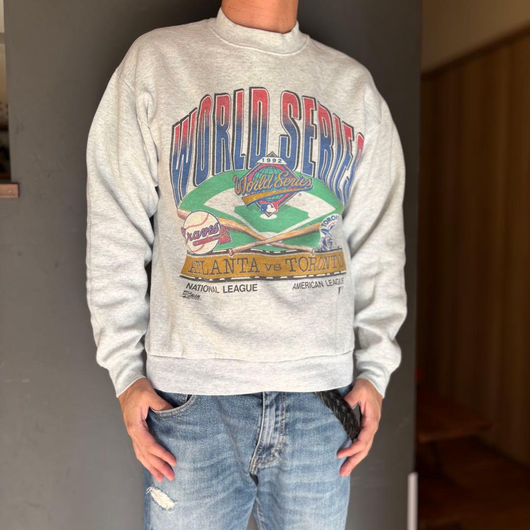 USA製 1992 ワールドシリーズ SALEM スウェット L相当 フルーツ