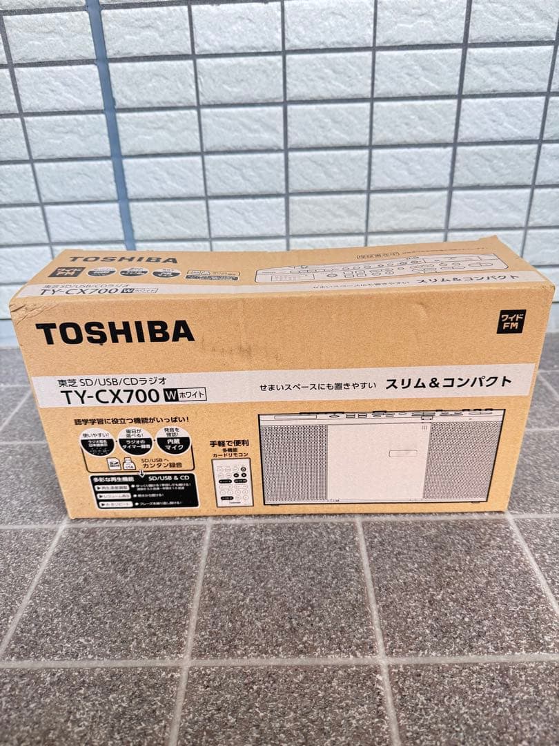 東芝 SD/USB/CD ラジオ TY-CX700