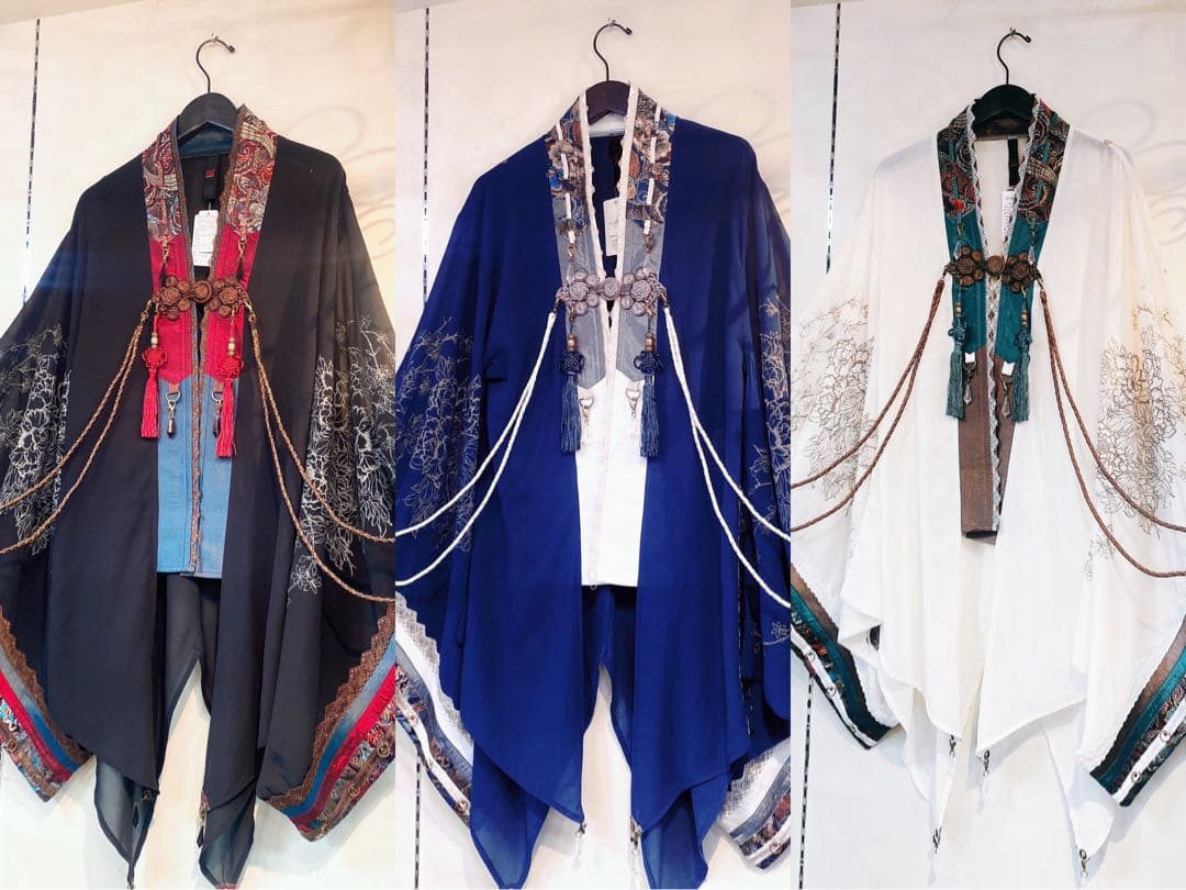 ozzoneste オッズオネスト　玲瓏羽衣羽織　着物袖羽織　デゾロ　チャイナ